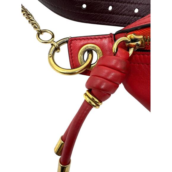 Givenchy Red Whip Belt Bag Leather Small - Picture 9 of 14